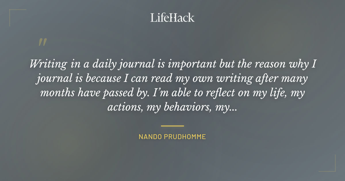 Quote by Nando Prudhomme