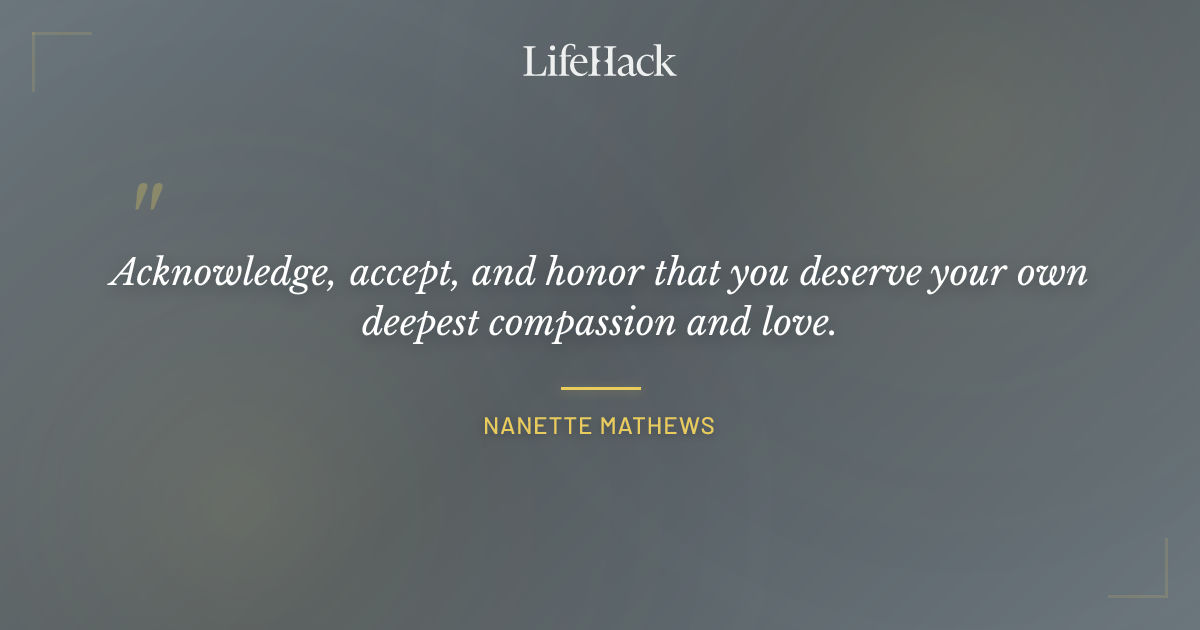 Quote by Nanette Mathews