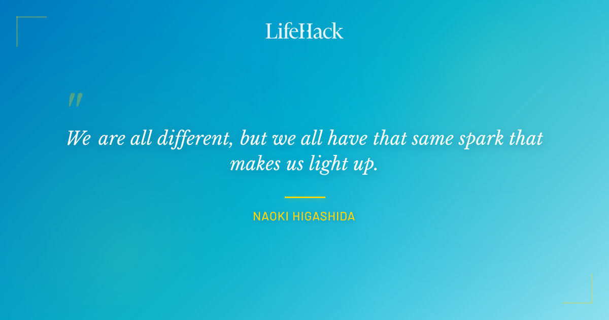 Quote by Naoki Higashida