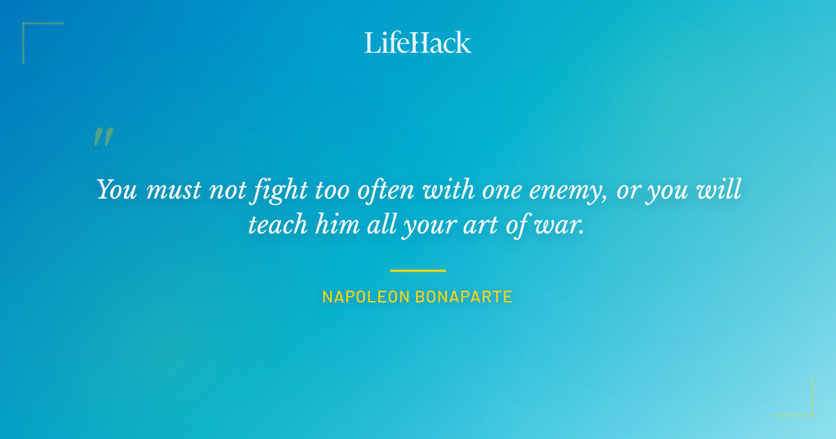 Quote by Napoleon Bonaparte