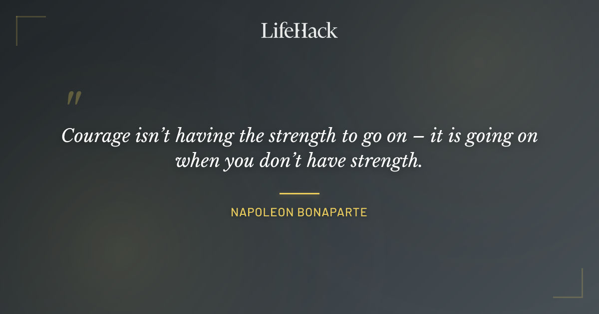 Quote by Napoleon Bonaparte