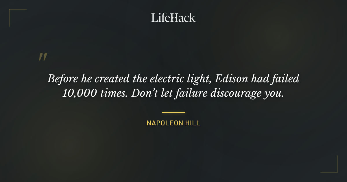 Quote by Napoleon Hill