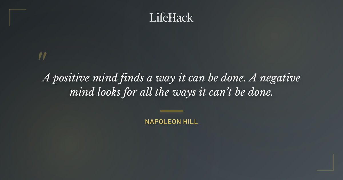 Quote by Napoleon Hill