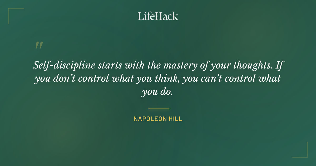 Quote by Napoleon Hill