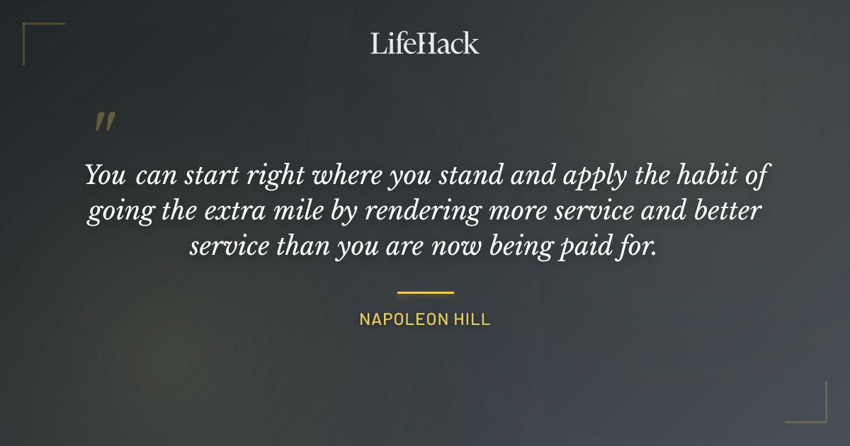Quote by Napoleon Hill