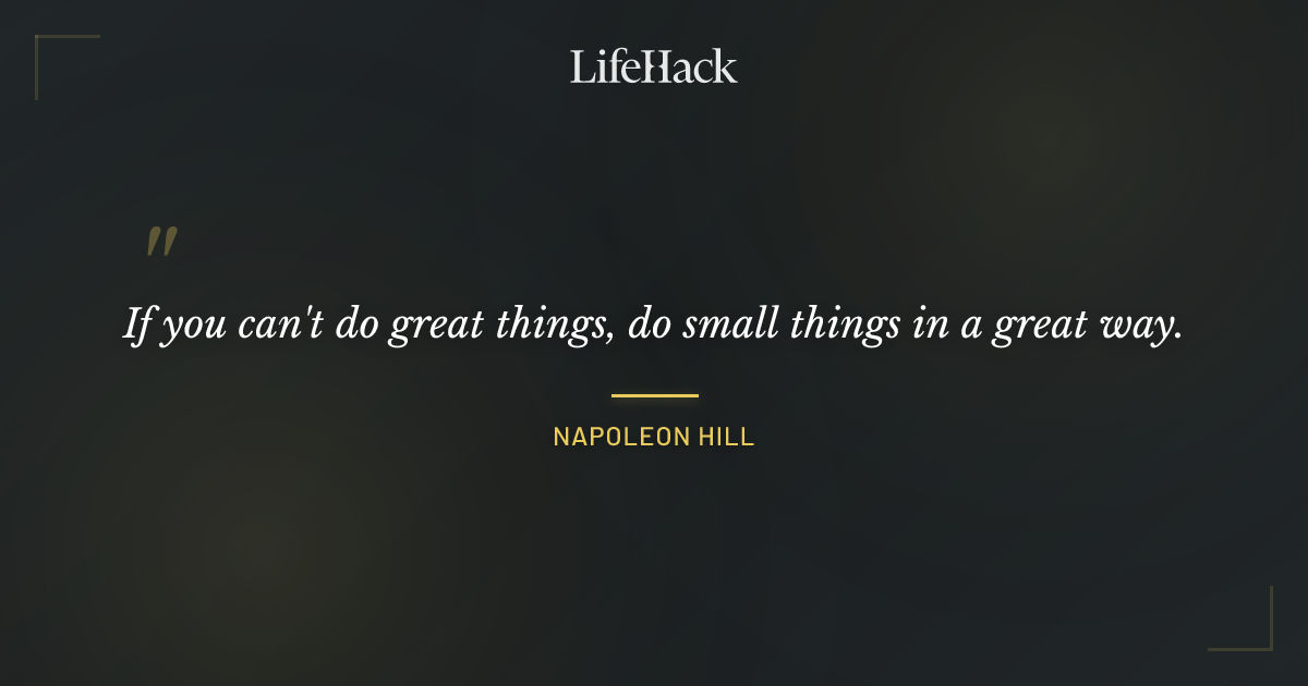 Quote by Napoleon Hill