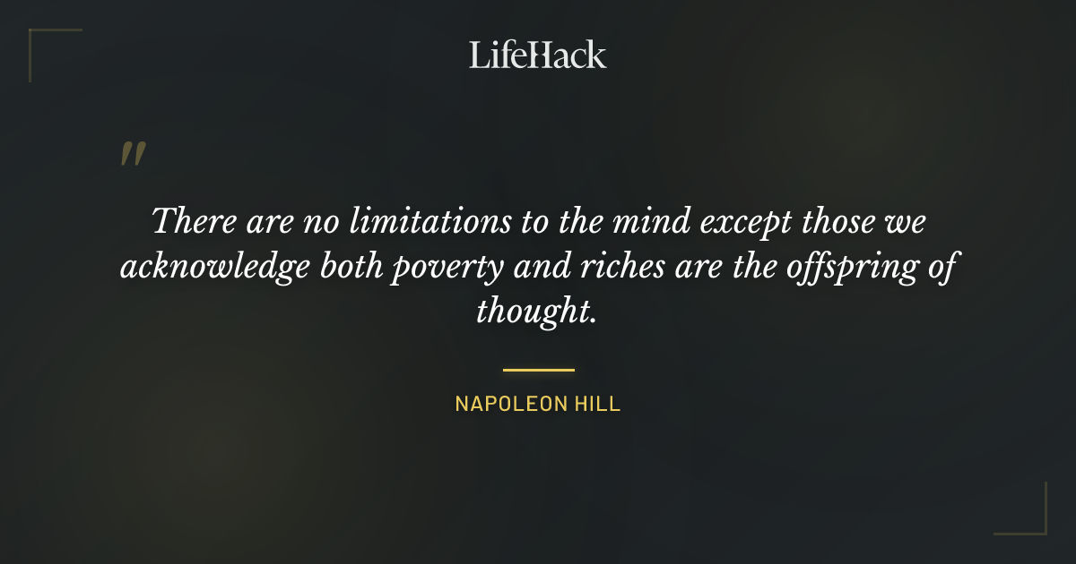 Quote by Napoleon Hill