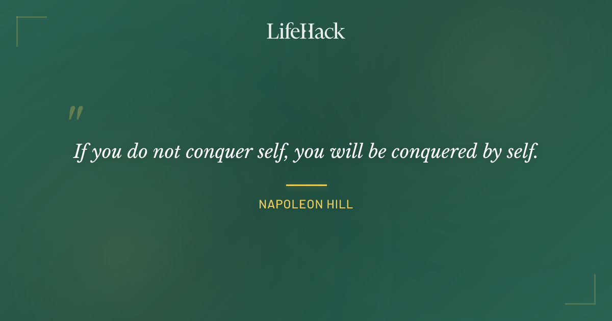 Quote by Napoleon Hill