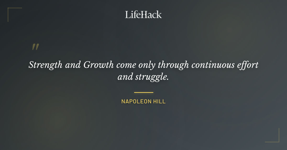Quote by Napoleon Hill