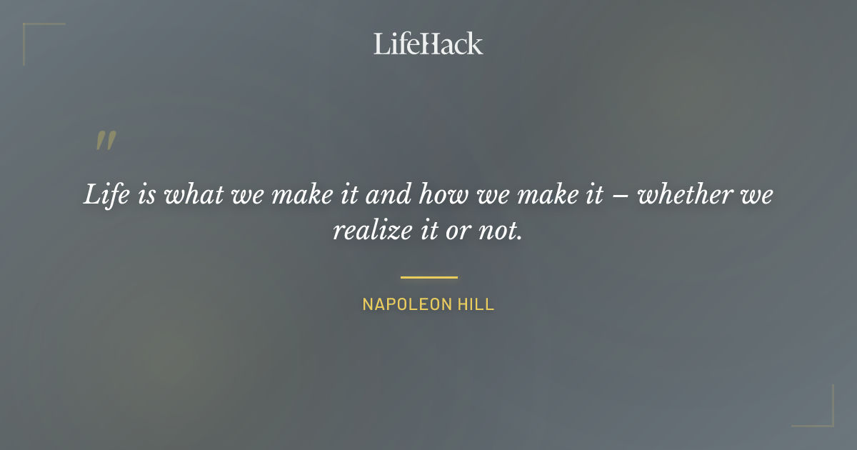 Quote by Napoleon Hill