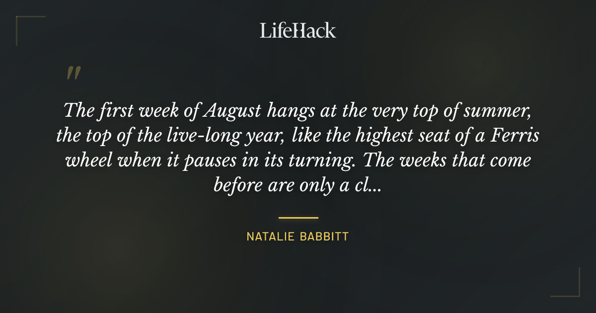 Quote by Natalie Babbitt