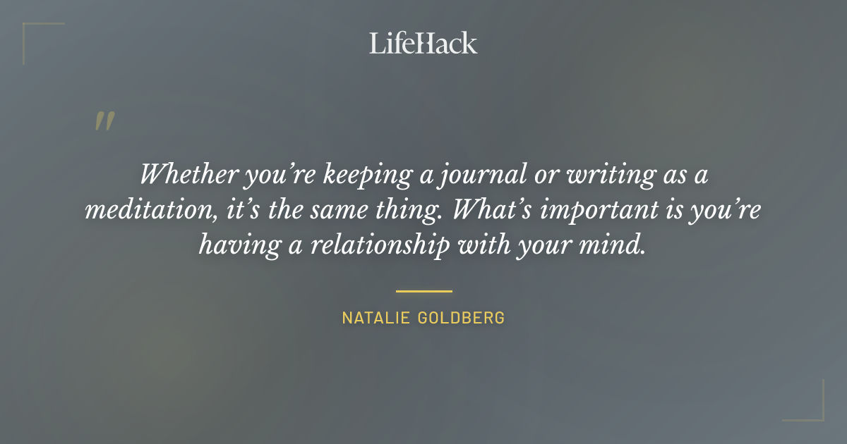 Quote by Natalie Goldberg