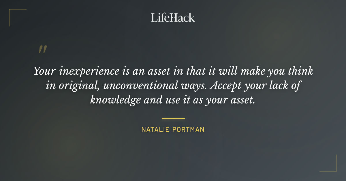 Quote by Natalie Portman