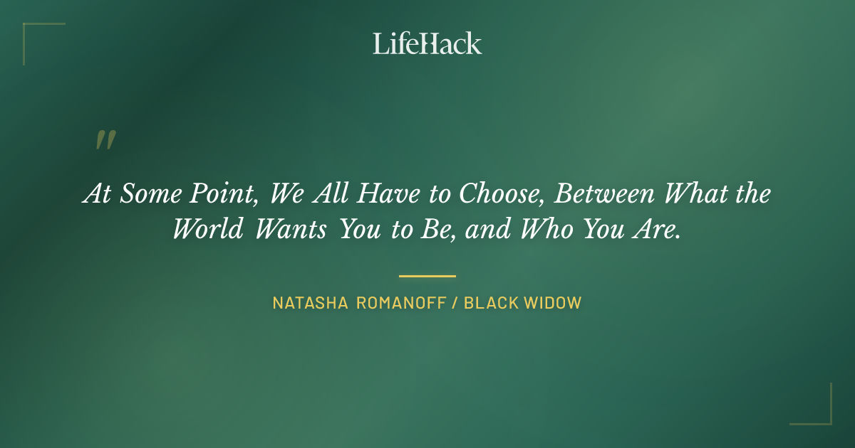 Quote by Natasha Romanoff / Black Widow