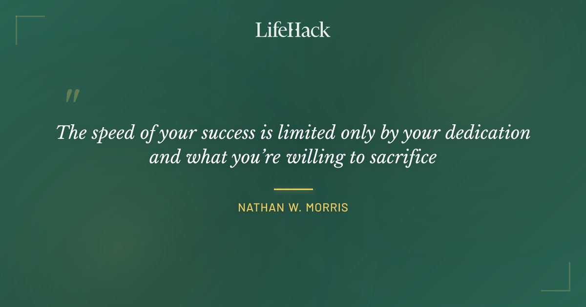 Quote by Nathan W. Morris
