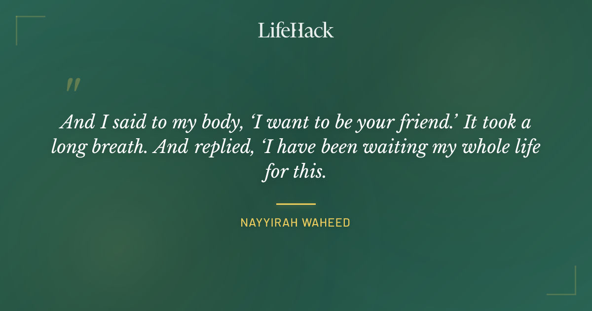 Quote by Nayyirah Waheed
