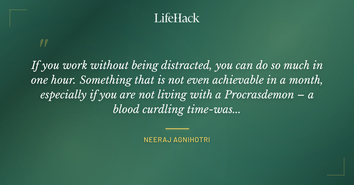 Quote by Neeraj Agnihotri