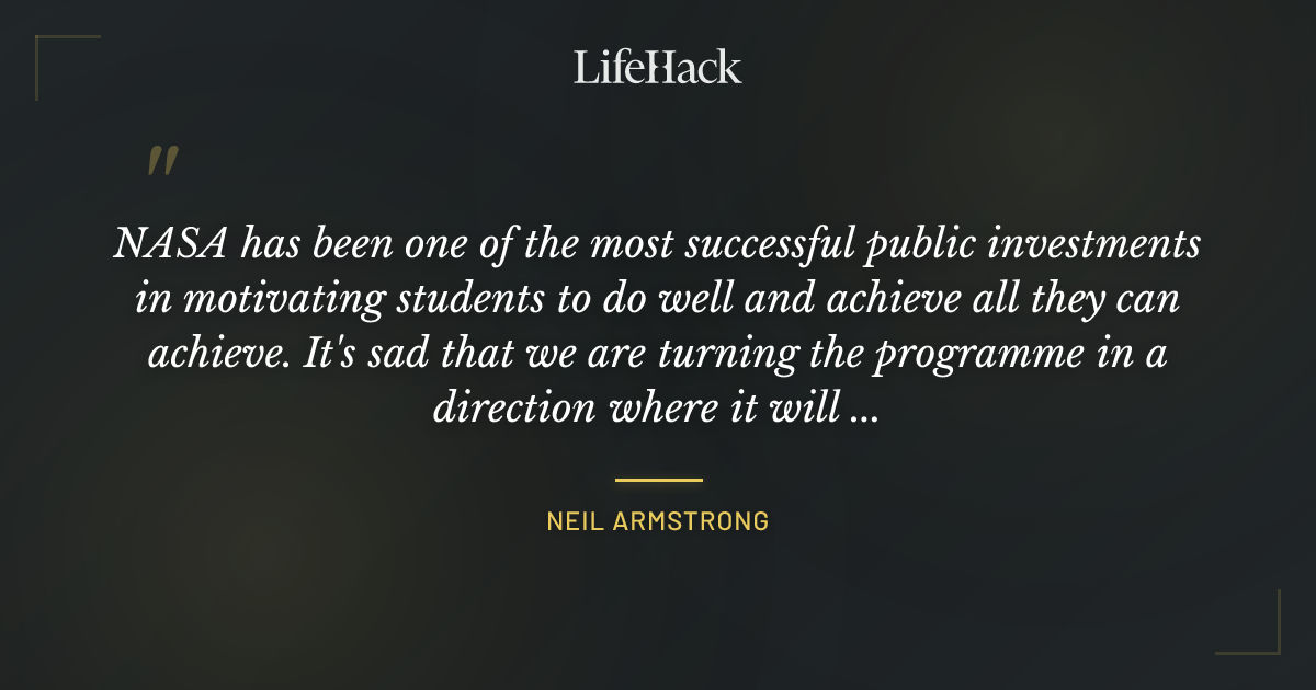 Quote by Neil Armstrong