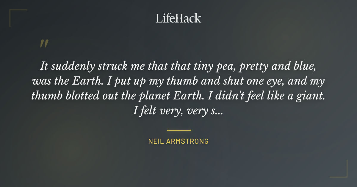 Quote by Neil Armstrong