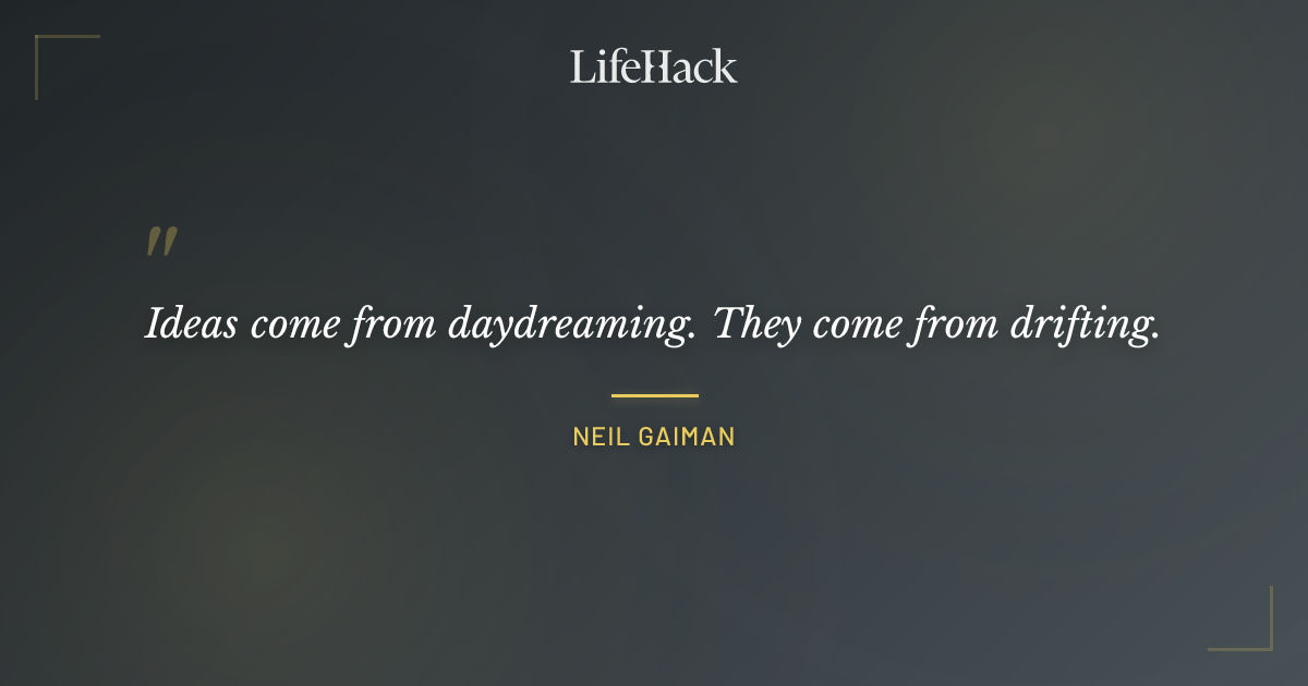 Quote by Neil Gaiman