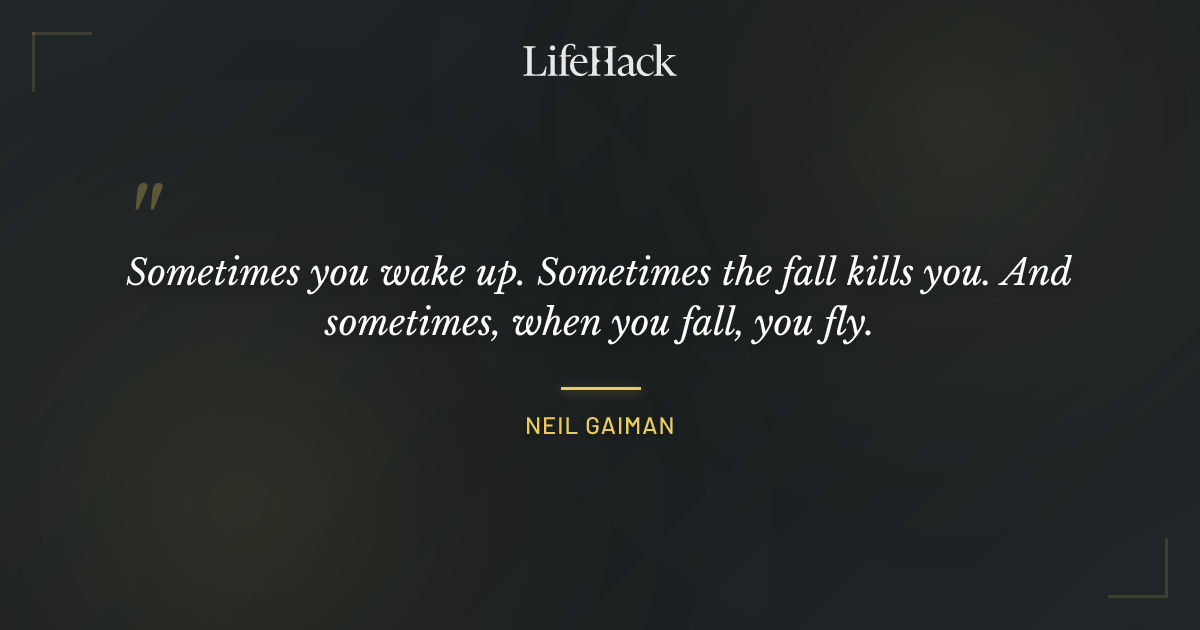 Quote by Neil Gaiman