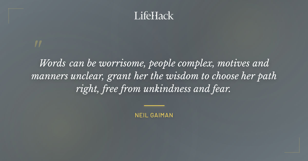 Quote by Neil Gaiman