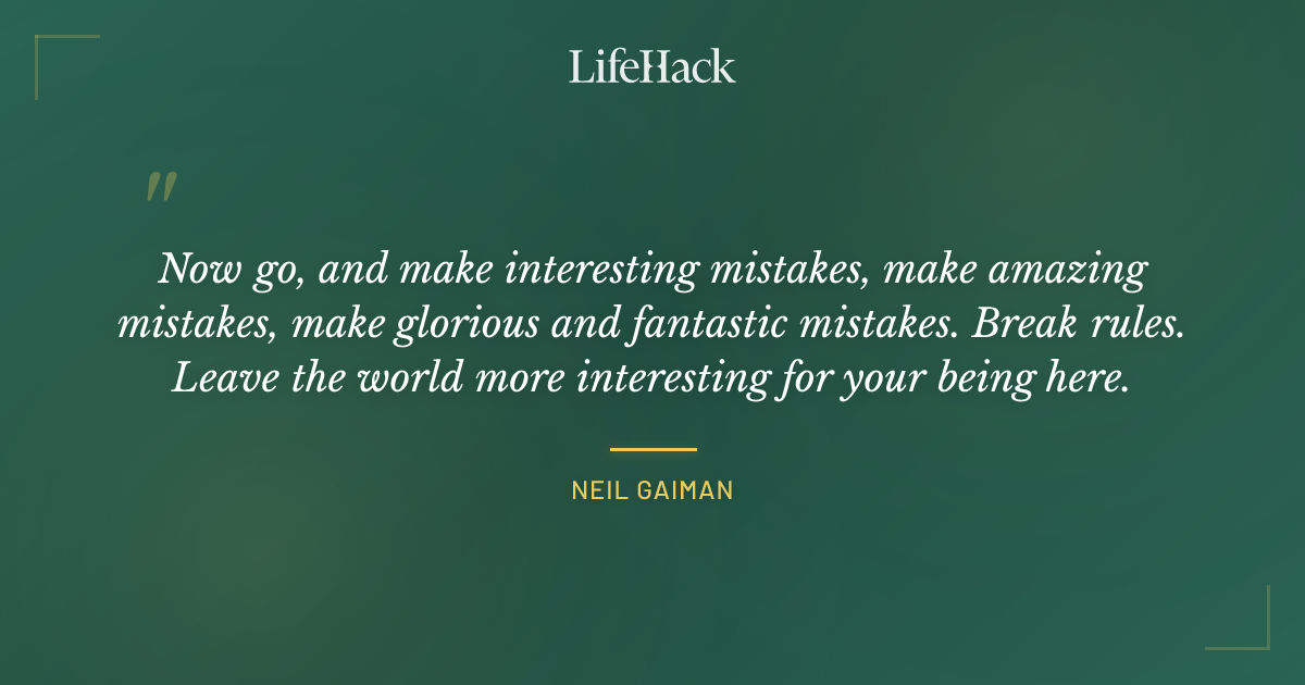Quote by Neil Gaiman
