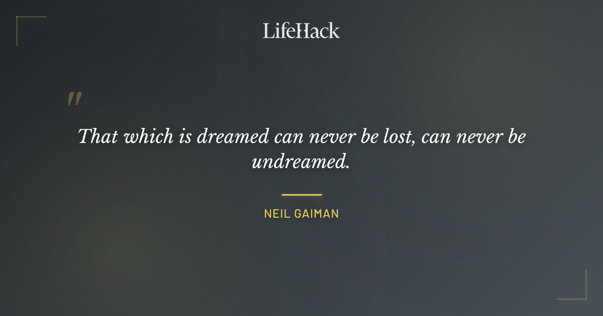 Quote by Neil Gaiman