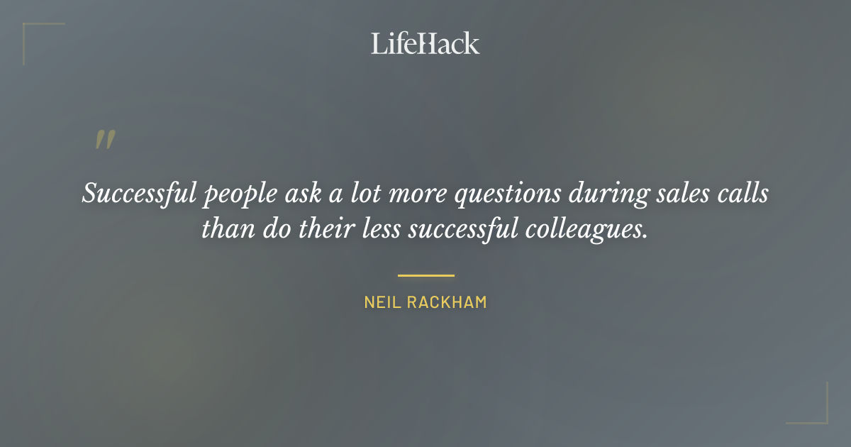 Quote by Neil Rackham