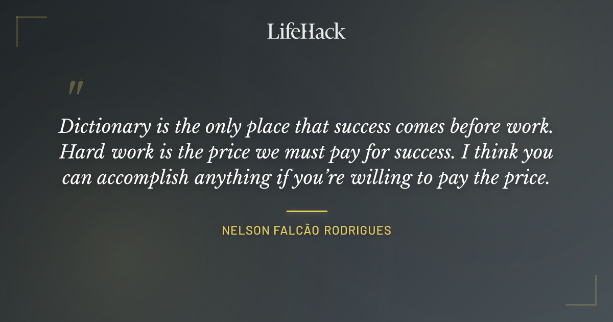 Quote by Nelson Falcão Rodrigues