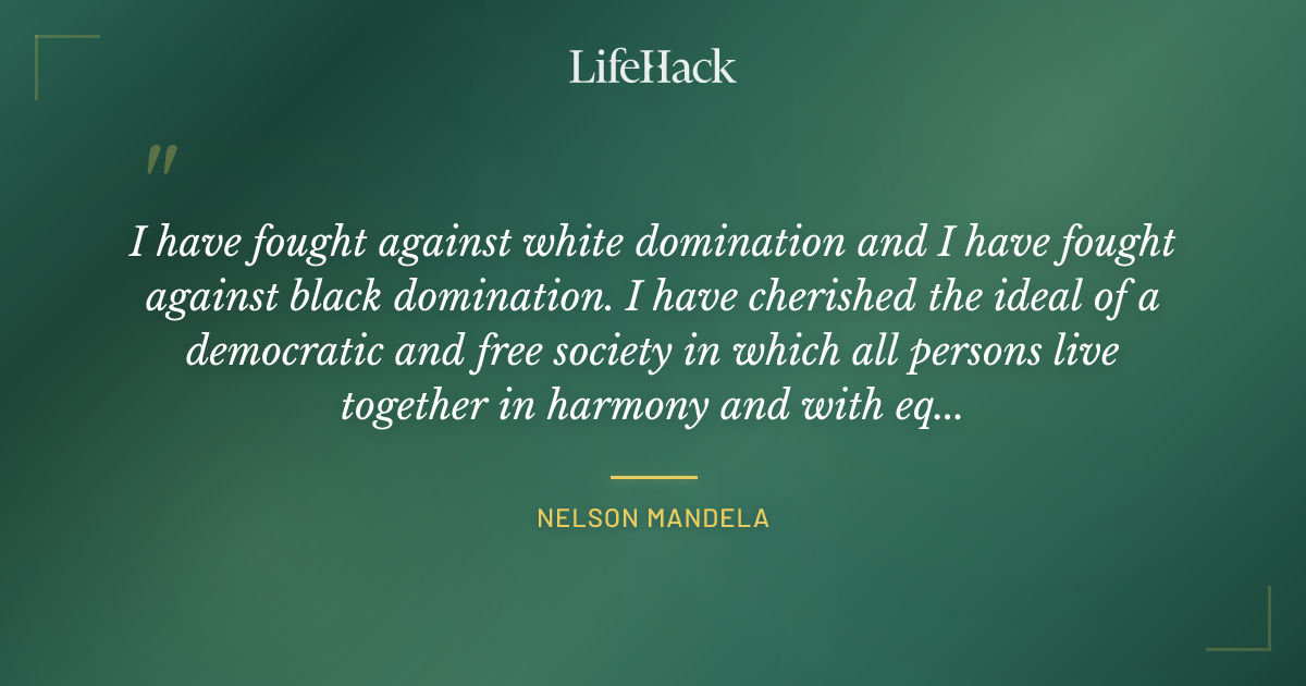 Quote by Nelson Mandela