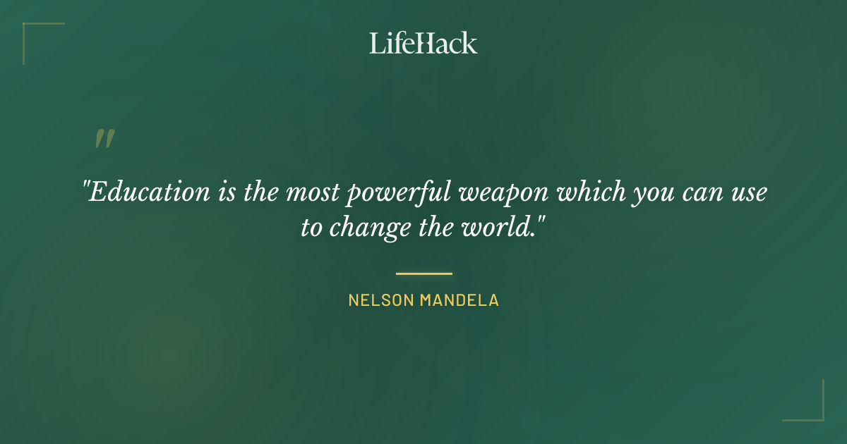 Quote by Nelson Mandela