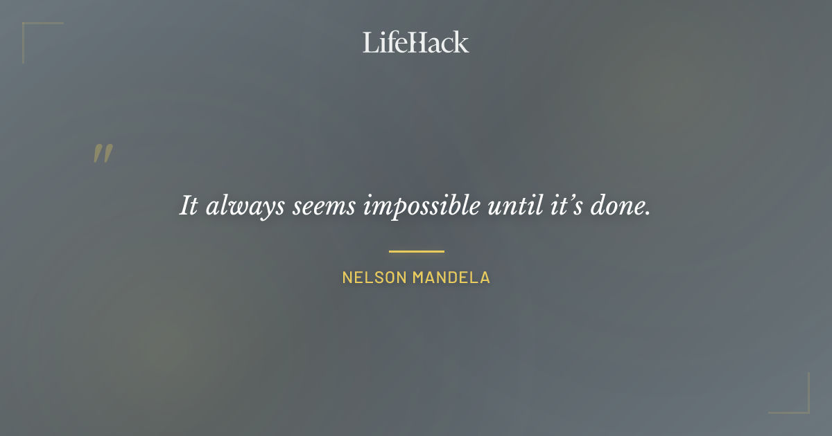 Quote by Nelson Mandela