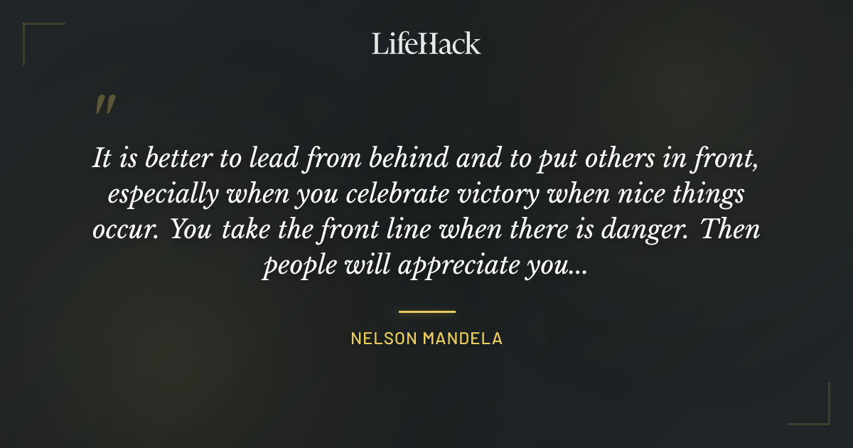 Quote by Nelson Mandela