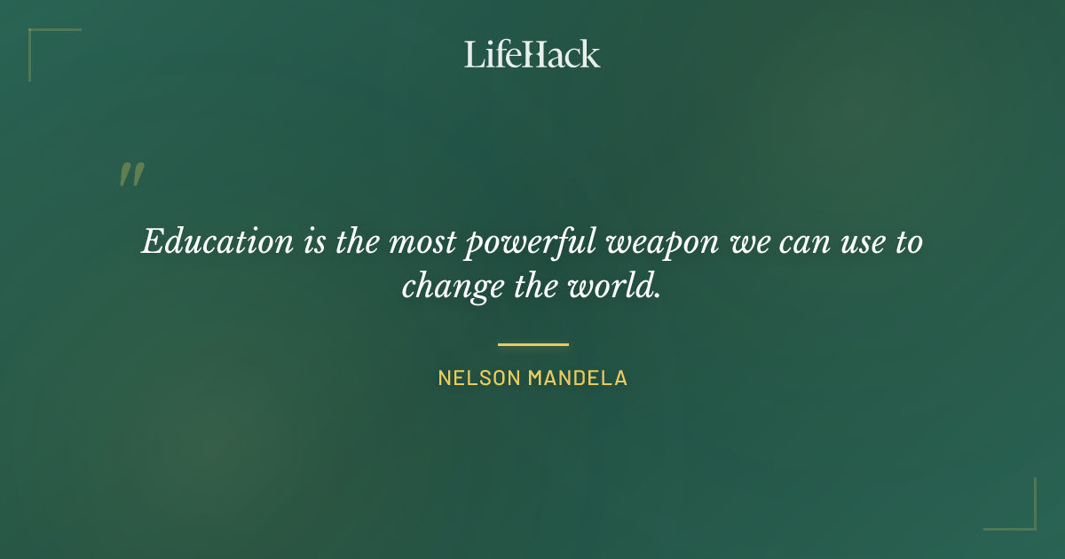 Quote by Nelson Mandela