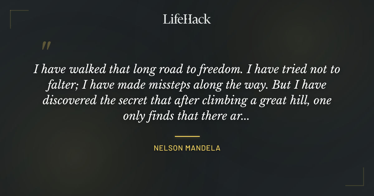 Quote by Nelson Mandela