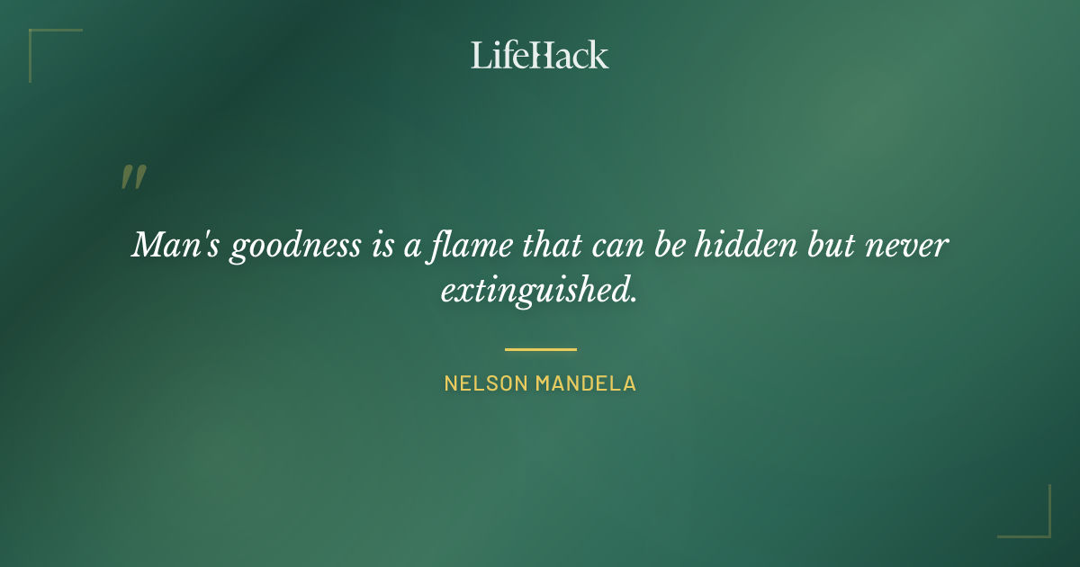 Quote by Nelson Mandela