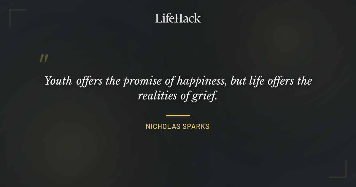 Quote by Nicholas Sparks