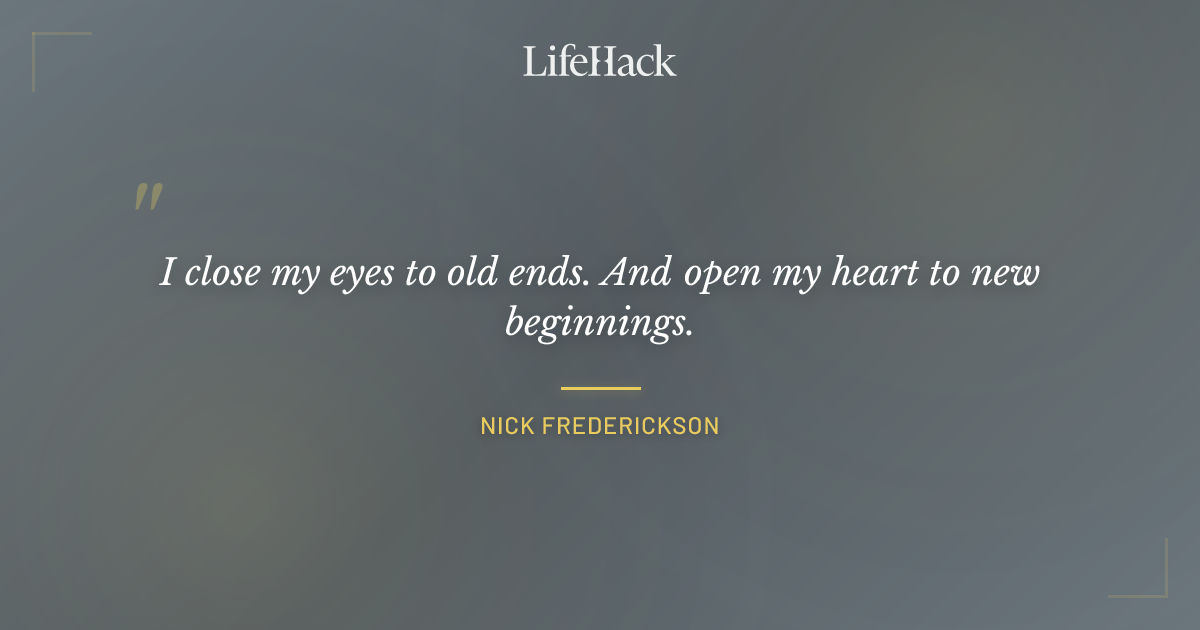 Quote by Nick Frederickson