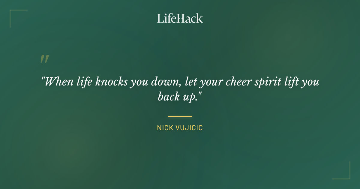 Quote by Nick Vujicic