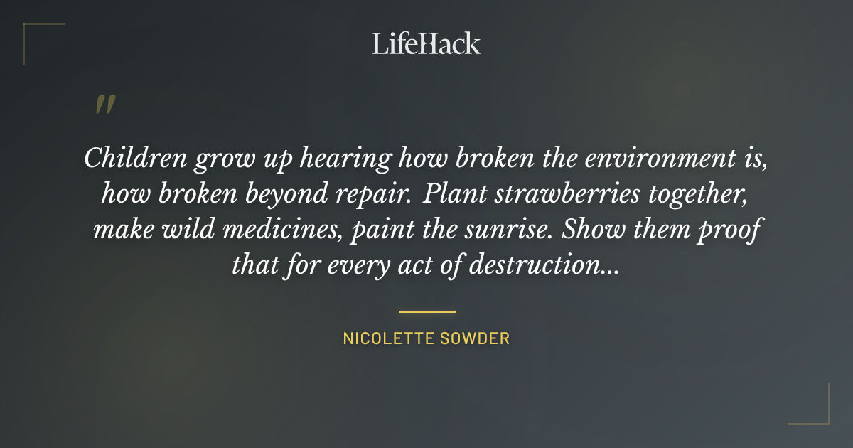 Quote by Nicolette Sowder
