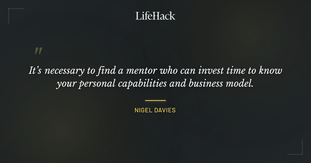 Quote by Nigel Davies