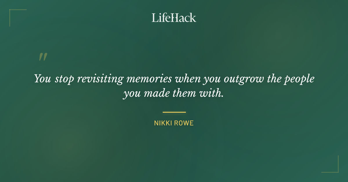 Quote by Nikki Rowe