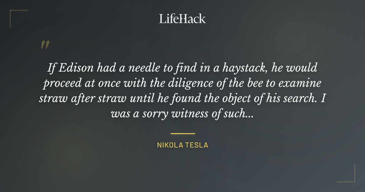Quote by Nikola Tesla