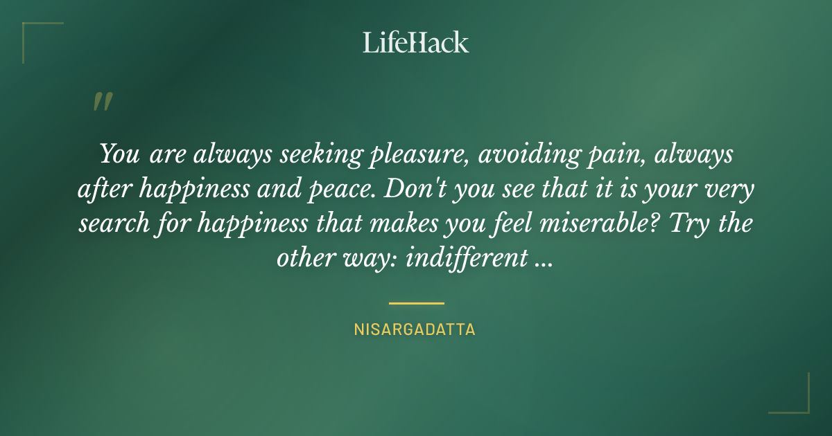 Quote by Nisargadatta