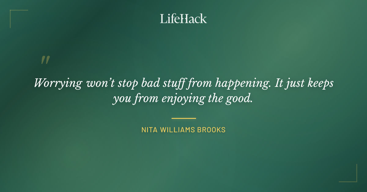Quote by Nita Williams Brooks