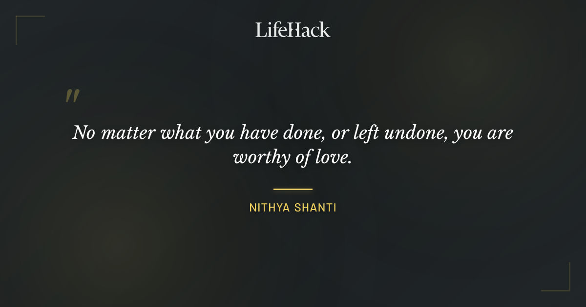 Quote by Nithya Shanti