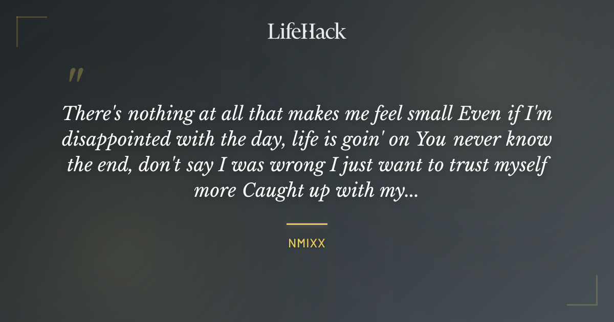 Quote by NMIXX