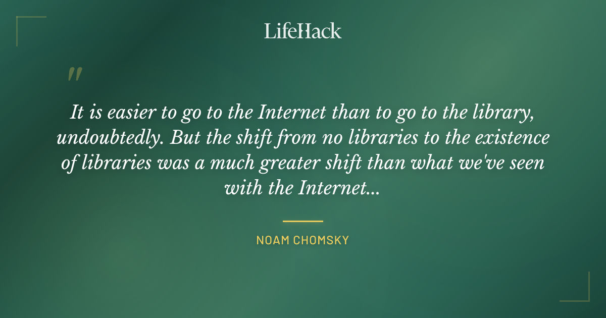 Quote by Noam Chomsky