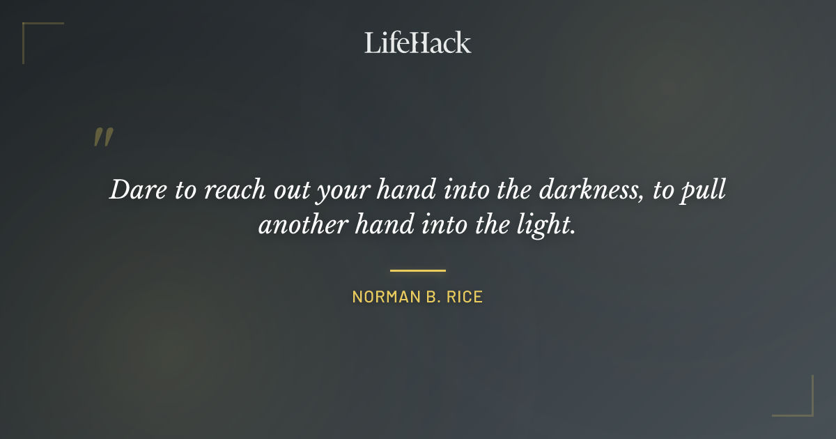 Quote by Norman B. Rice